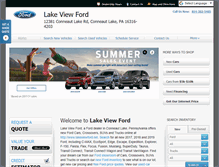 Tablet Screenshot of lakeviewford.net